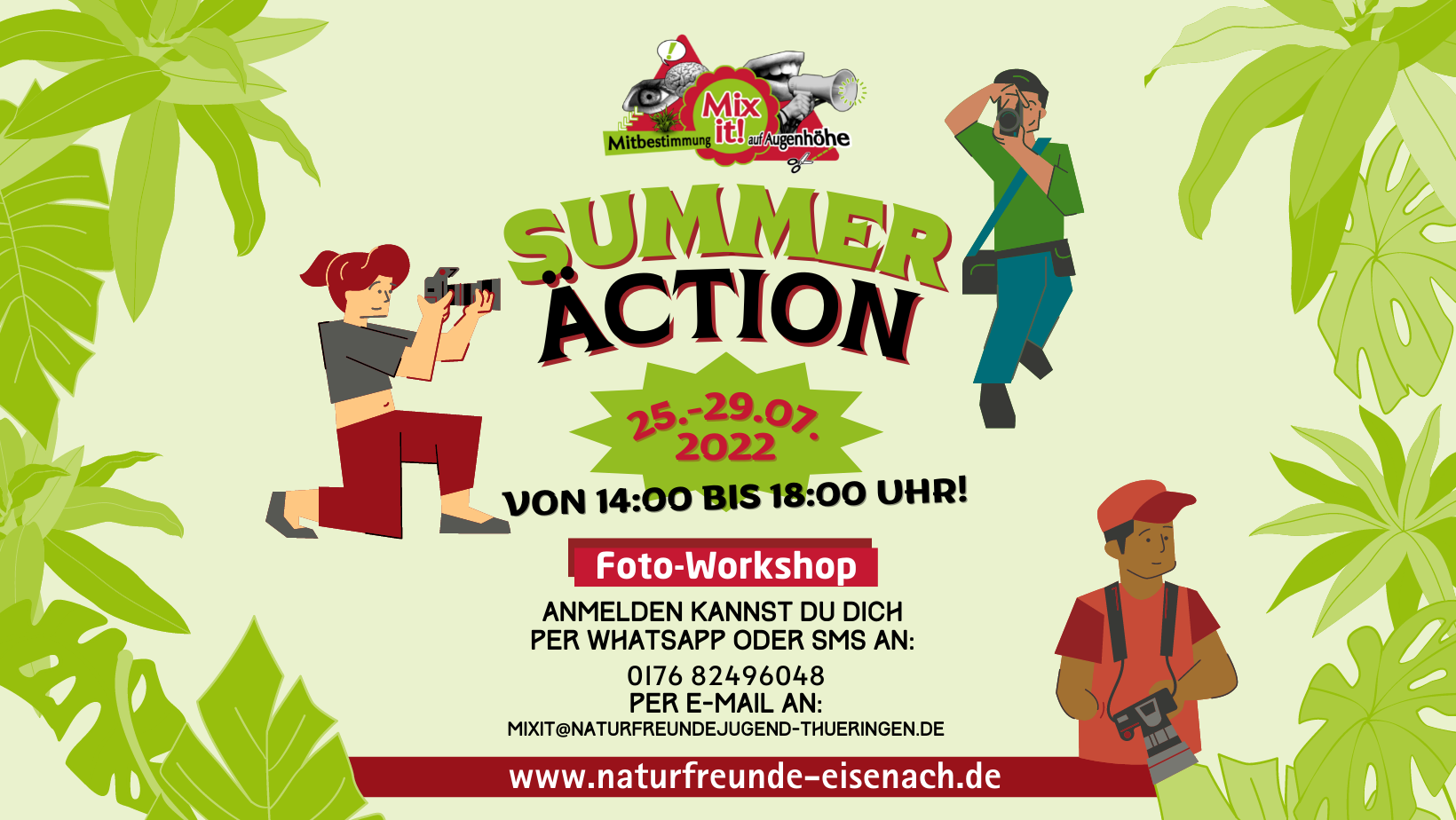 Featured image for “Summeräction – 25.-29.07.2022 – jetzt anmelden!”